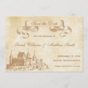 Save The Date Mariage à conte équitable Sauvegarder la date