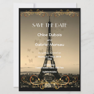 Save The Date Mariage à Paris