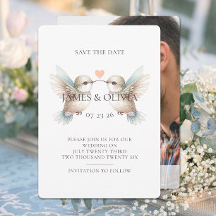 Save The Date Mariage Adorable Ajouter Photo Enregistrer La Date