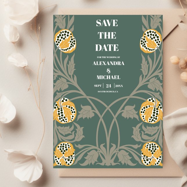 Save The Date Mariage Art nouveau classique (Créateur téléchargé)