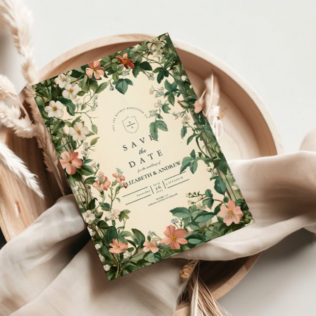 Save The Date Mariage Art nouveau flou doux (Créateur téléchargé)