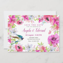 Mariage artistique à floraison florale rose