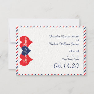Save The Date Mariage au coeur de l'Amérique Sauvez la date