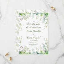 Mariage au feuillage de feuilles d'eucalyptus