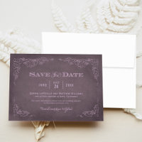Mariage au vignoble Dusty Mauve Grapevine