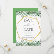 Mariage aux feuilles d'eucalyptus