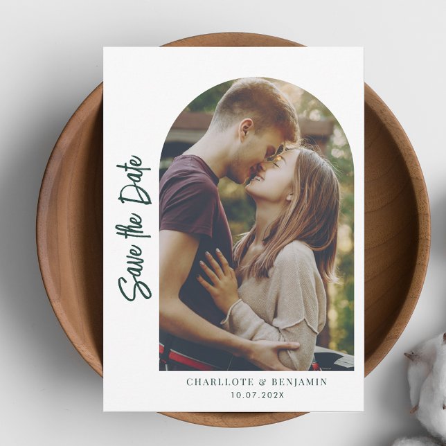 Save The Date Mariage avec arche à photo adorable (Cute Photo Arch Wedding Save the Date)