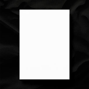 Save The Date Mariage blanc clair 5" x 7" noir mat