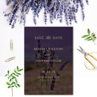 Mariage Bohème Élégant Fleur de Lavande d'Été