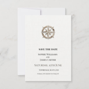 Save The Date Mariage Boussole