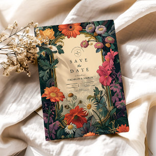 Save The Date Mariage cadre or Art Nouveau