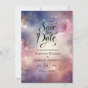 Save The Date Mariage céleste de Stardust