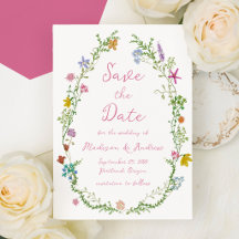 Mariage Champêtre de Fleurs Sauvages Fantaisiste
