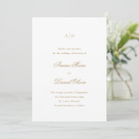 Mariage Classique Or Pur