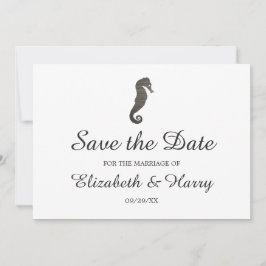 Save The Date Mariage Clay Seahorse Beach