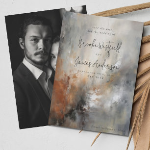 Save The Date Mariage contemporain Abstrait moderne