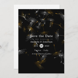 Save The Date Mariage Dandelion Confetti