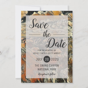 Save The Date Mariage dans le parc national du Grand Canyon Enre