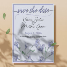 Mariage d'aquarelle bleu foncé