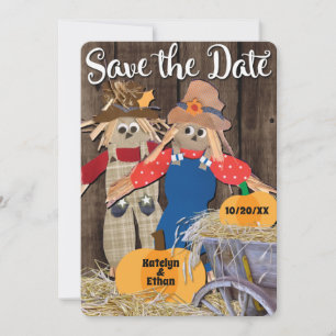 Save The Date Mariage de automne des écussons d'automne