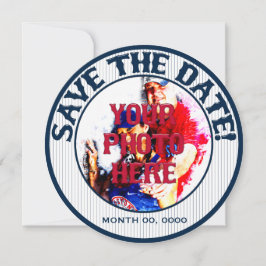 Save The Date Mariage de baseball Enregistrer-la-date-Modèle 02