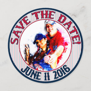 Save The Date Mariage De Baseball Sauvegarde-La-Date-HOWARD, Opt