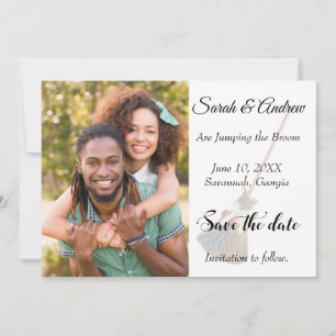 Save The Date Mariage de Broomstick Photo Enregistrer la date