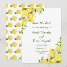 Mariage de cadre vert citron italien