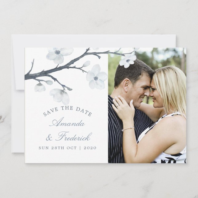 Save The Date Mariage de cerisiers en fleurs Enregistrer la date (Devant)