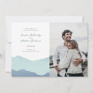 Save The Date Mariage de la chaîne de montagnes