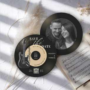 Save The Date Mariage de l'amoureux de la musique Enregistrer la