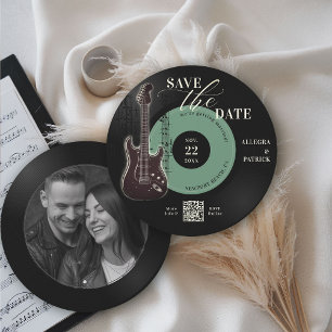 Save The Date Mariage de l'amoureux de la musique Enregistrer la
