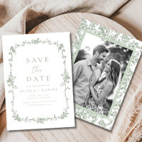 Mariage de photos vertes de l'ère victorienne