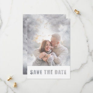 Save The Date Mariage de superposition de texte transparent de p