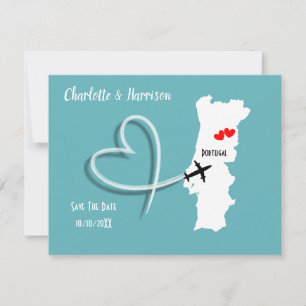 Save The Date Mariage Destination Portugal Enregistrer La Date