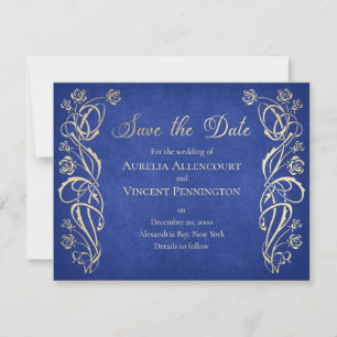 Save The Date Mariage du château Rose enchanté