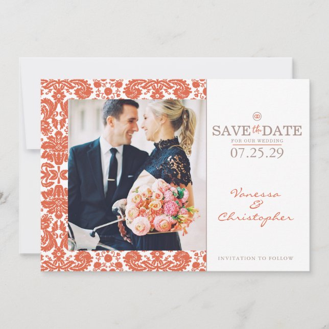 Save The Date Mariage du coucher de soleil de Vérone (Devant)