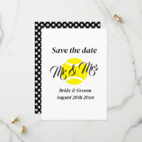 Mariage du couple de tennis M. & Mme, sauvegarder 