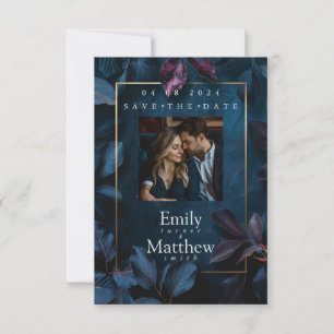 Save The Date Mariage du jardin de minuit enchanté