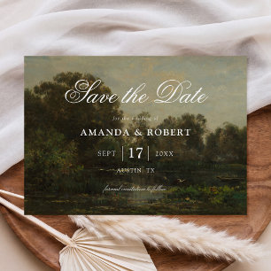 Save The Date Mariage Élégant Romantique Beaux-Arts