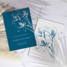Mariage en plan bleu Lily