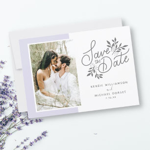 Save The Date Mariage Enregistrer la date 2 Photos Script Botani