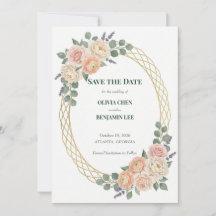Mariage Fleur de Pêcher et Treillis Doré