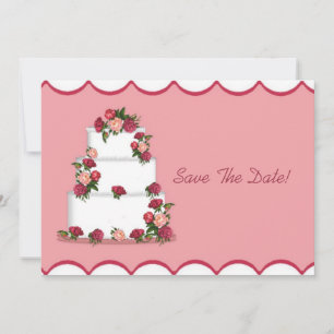 Save The Date Mariage Gâteau Enregistrer la date