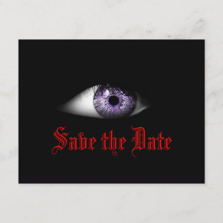 Save The Date Mariage gothique cool Enregistrer la date Goth Mar