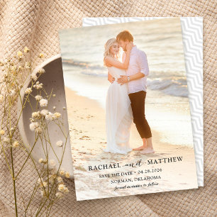 Save The Date Mariage Gray Simplement Design Enregistrer La Date