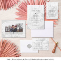 Mariage hivernal chic avec un bois rustique classi
