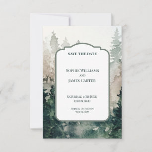 Save The Date Mariage Lune et Étoiles Célestes Enregistrez la Da