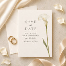 Mariage Minimaliste au Lys Calla Blanc Moderne