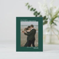 Mariage minimaliste de photo verticale Emerald Gre